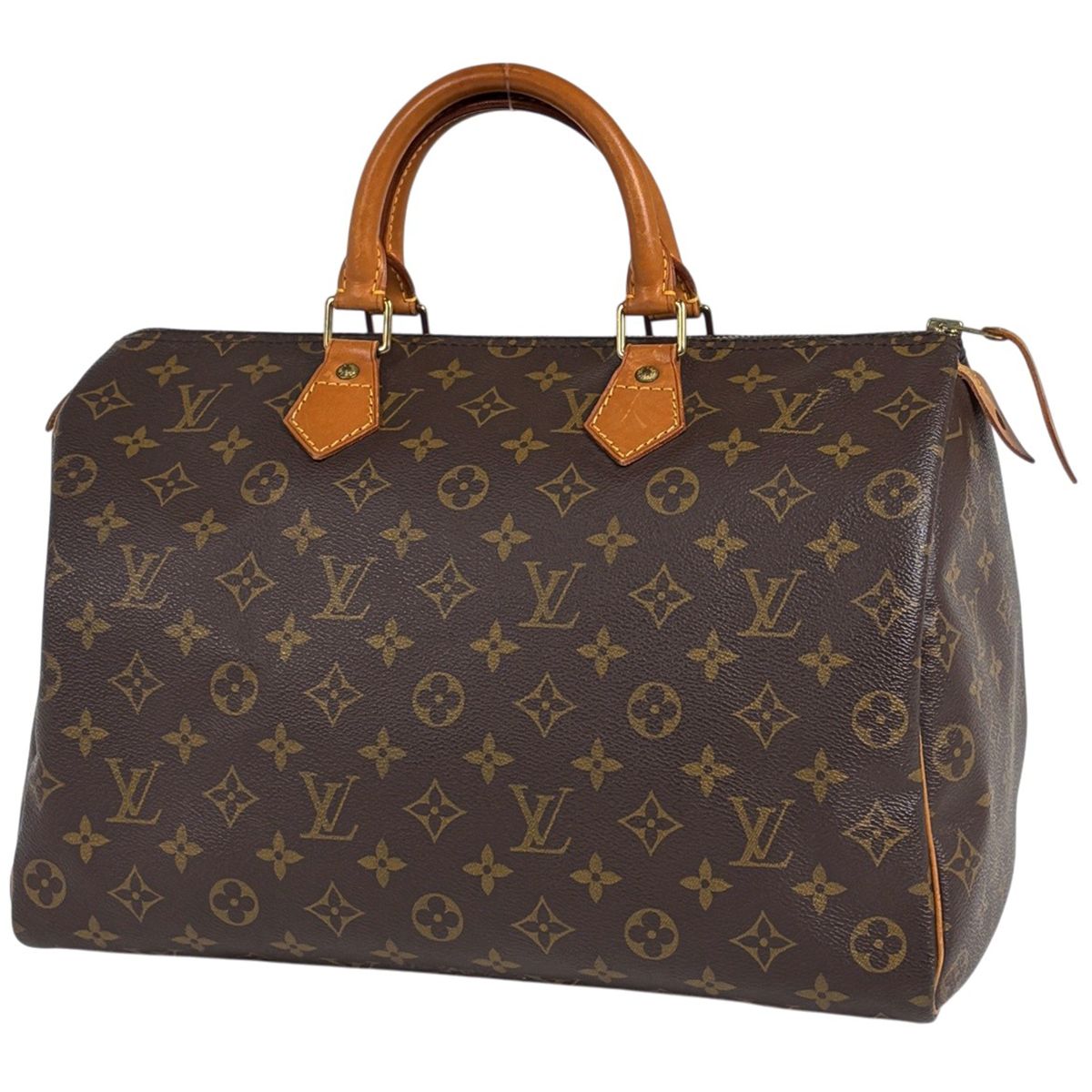 ルイ・ヴィトン Louis Vuitton スピーディ35 ボストンバッグ ハンドバッグ モノグラム ブラウン M41524 レディース 【中古】