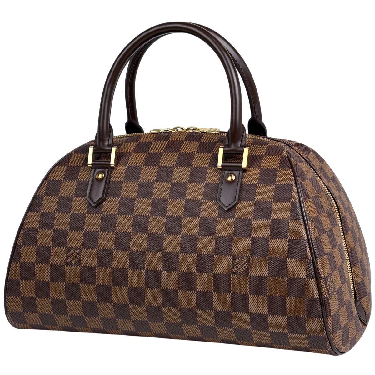 ルイ・ヴィトン Louis Vuitton リベラMM 手提げ ミニボストンバッグ ハンドバッグ ダミエ ブラウン N41434 レディース 【中古】
