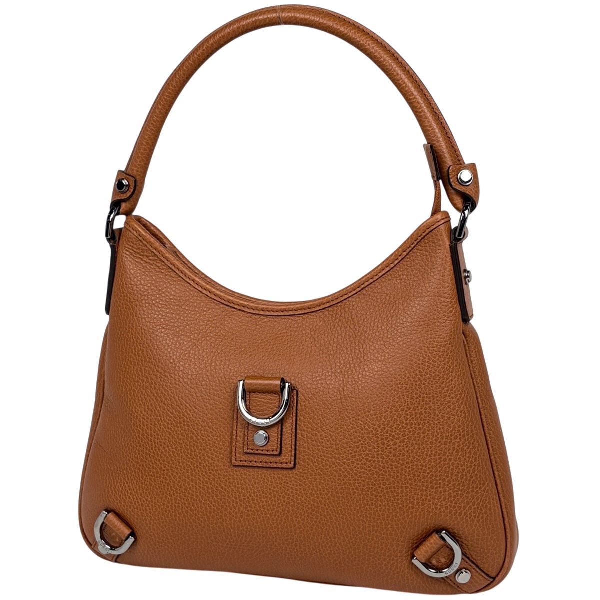 グッチ GUCCI ロゴ ショルダーバッグ アビー レザー ブラウン 268637 レディース 【中古】