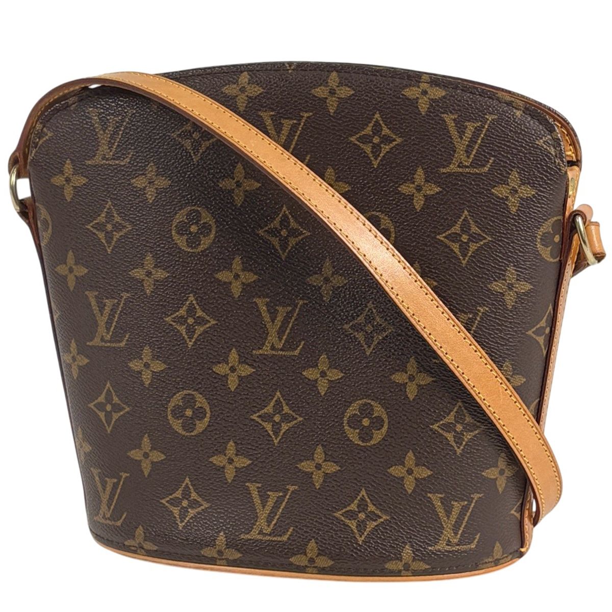 ルイ・ヴィトン Louis Vuitton ドルーオ ショルダーバッグ モノグラム ブラウン M51290 レディース 【中古】