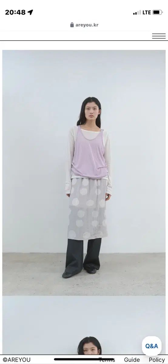 新品) U SEOUL ソウル ドット スカート