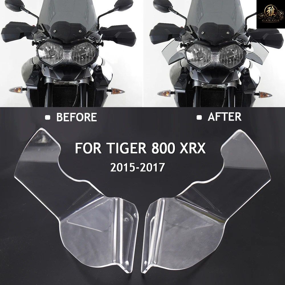 2015 2016 2017 TIGER800XRX オートバイ用サイドウインドシールド ウインドスクリーン ハンドシールド ウインドディフレクター TIGER 800 X
