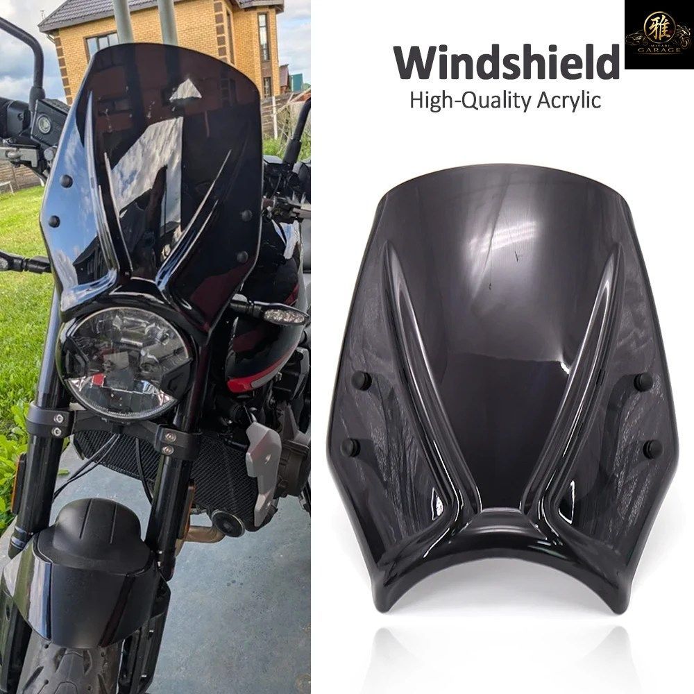 TRIDENT 2021 - 24 オートバイ用ウインドスクリーン TRIDENT660 ウインドシールド エアウィンドディフレクター