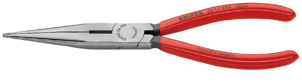 KNIPEX クニペックス 先長ラジオペンチ 全長200mm プラスティックコーティングハンドル 2611-200(沖縄・離島の方発送不可）) 1f233e74