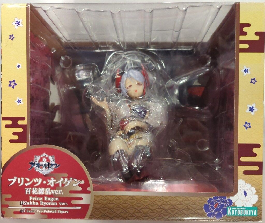 コトブキヤ アズールレーン プリンツ・オイゲン 百花繚乱ver. 特典付 PVC