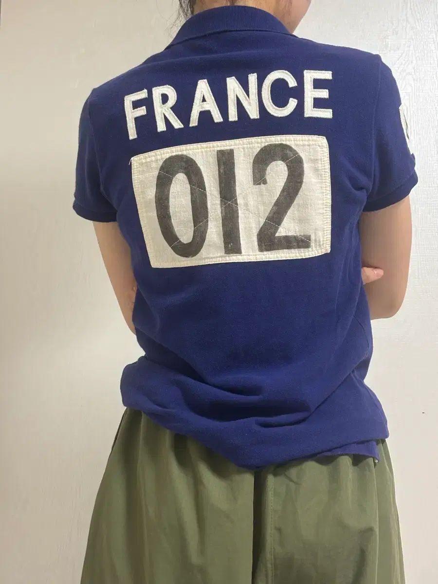 ビックポニー カラーTシャツ フランス