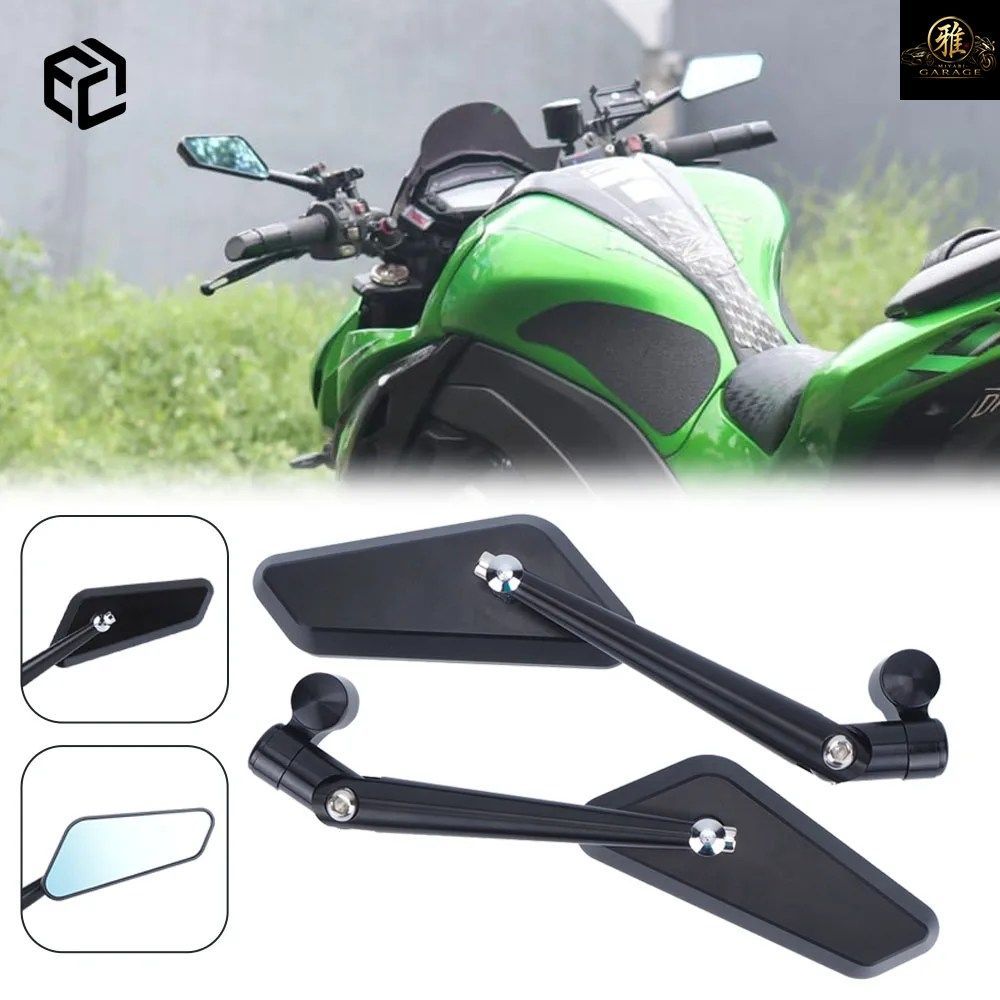 オートバイ用ミラー バーエンドサイドミラー カワサキ Z900 1000 ZH2 Z750 Z900RS Z1000R Z800 Z400 VERSYS 650 X300 1000 7,056円