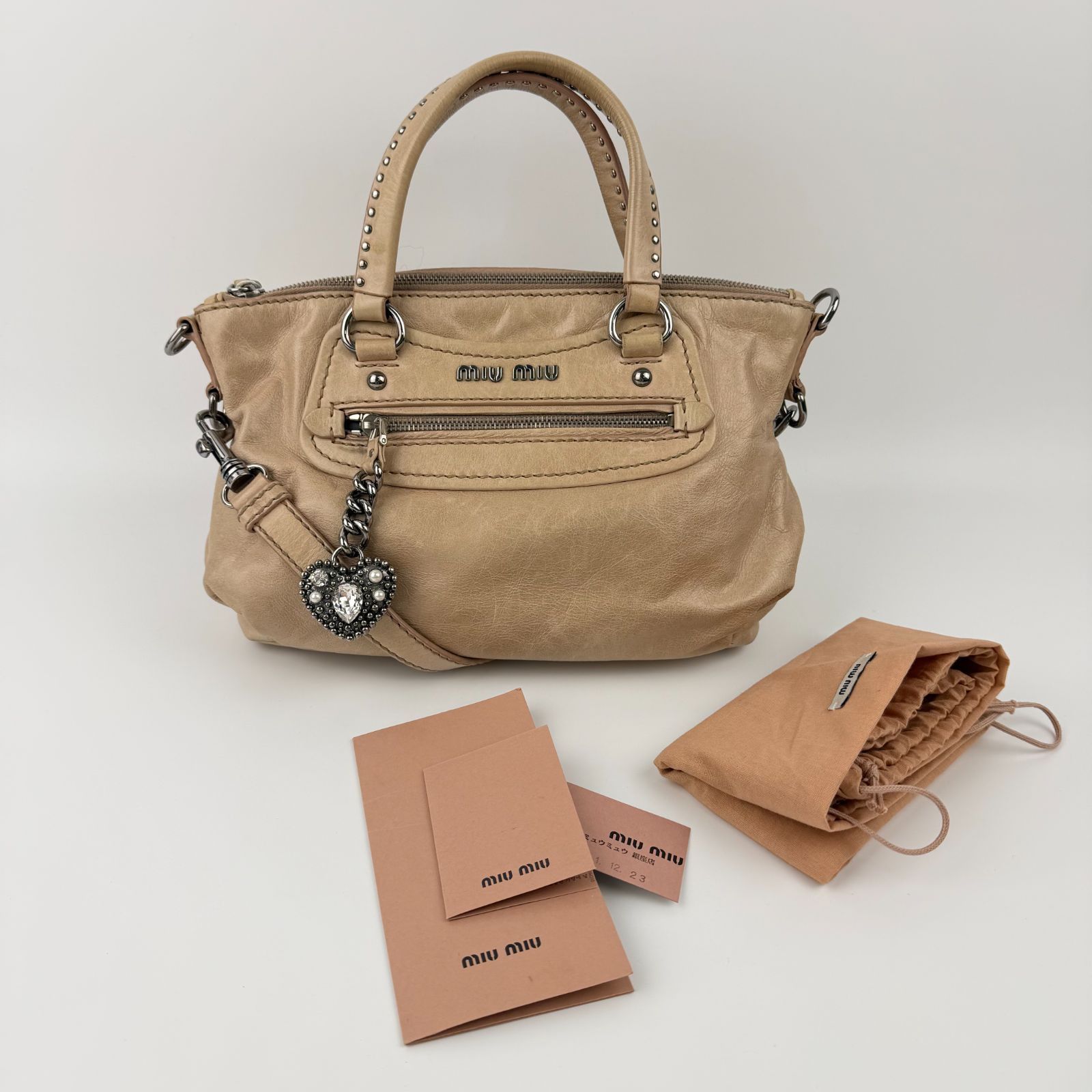 中古】MIU MIU ミュウミュウ Archive ショルダーバッグ ハンドバッグ 