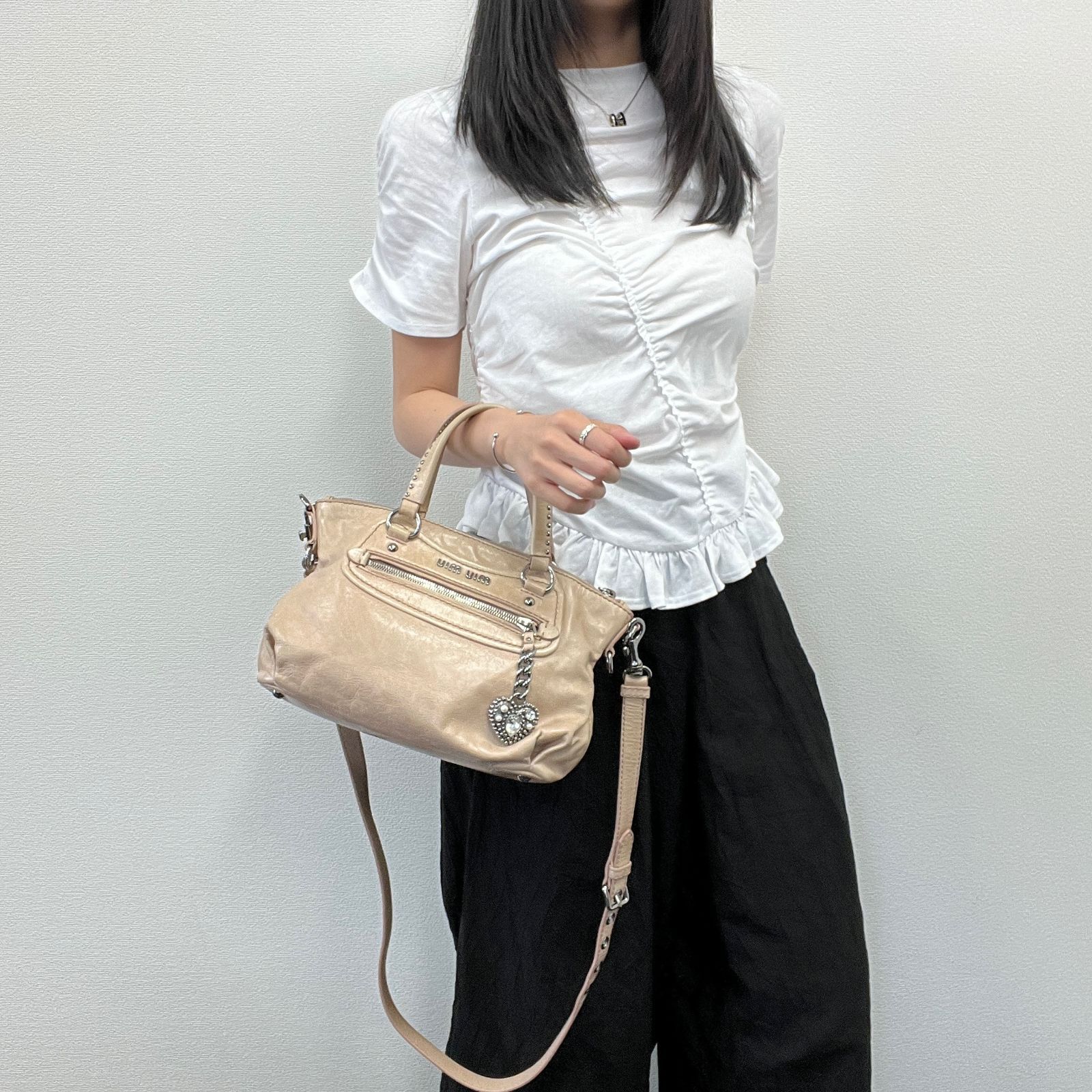 中古】MIU MIU ミュウミュウ Archive ショルダーバッグ ハンドバッグ