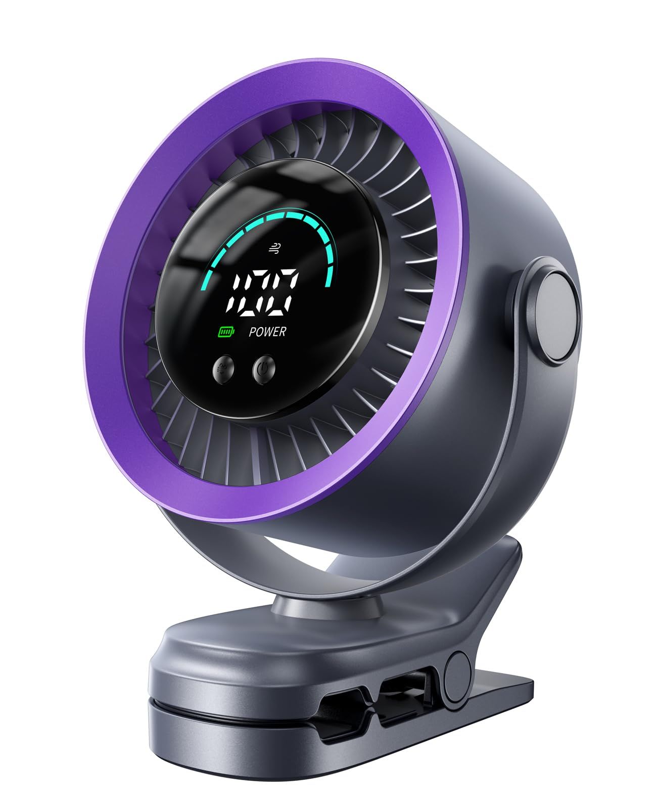 【2026特許取得降噪技術15dB&暴風クリップファン】卓上扇風機 クリップ 小型 強力 USB急速充電式 車 扇風機 壁掛け 冷たい風がでる 6000mAh大容量 15H持続稼働 100段階風力調節 LED残量表示 くりっふ式 卓上ファン b2744d1b