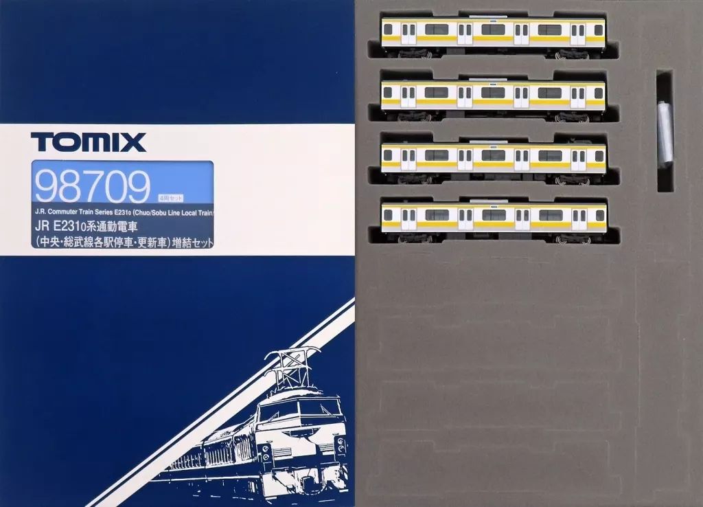 【中古】鉄道模型 1/150 JR E231-0系通勤電車 中央・総武線各駅停車・更新車 増結4両セット [98709]