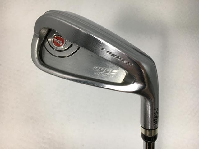 返品OK 【中古ゴルフクラブ】(6本セット)プロギア NEW egg (赤エッグ) アイアン PF 2017 ソフトスチール 6～9.P.A