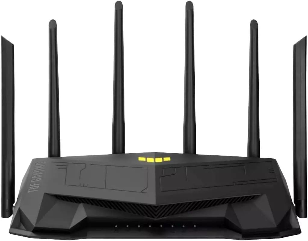 【中古】PCハード ASUS 無線LANルーター[TUF-AX6000]
