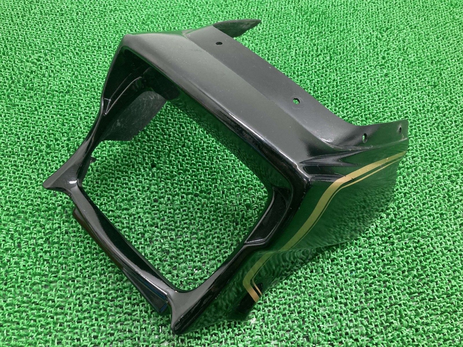 ZRX400 ビキニカウル 黒/金 社外 中古 ZR400E FRP ダエグタイプ DAEG