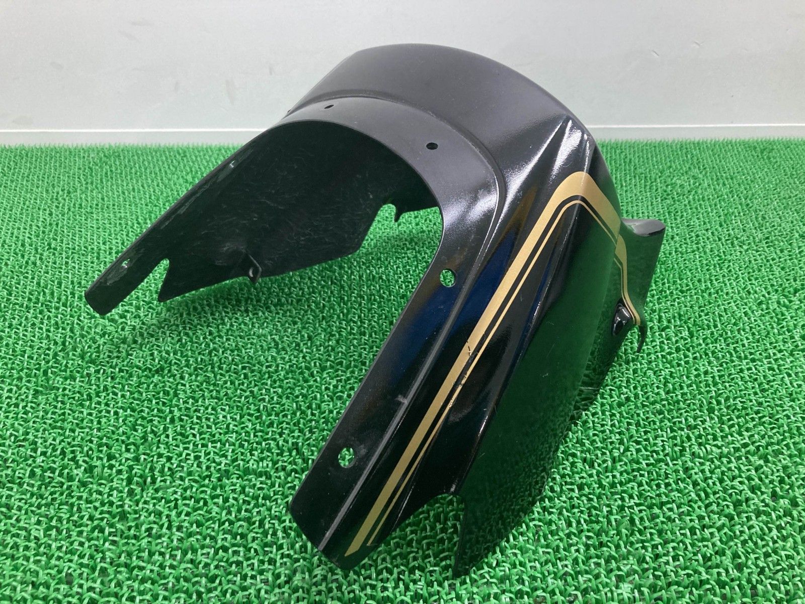 ZRX400 ビキニカウル 黒/金 社外 中古 ZR400E FRP ダエグタイプ DAEG