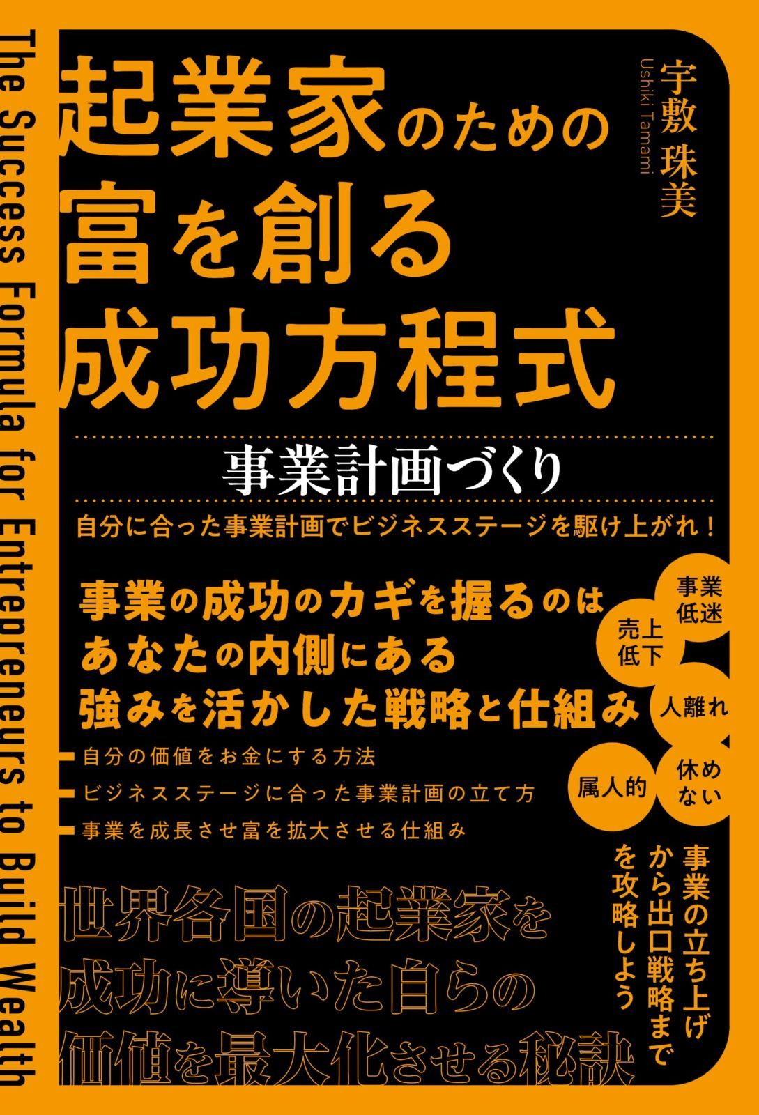 起業家のための富を創る成功方程式 事業計画づくり　自分に合った事業計画でビジネスステージを駆け上がれ!