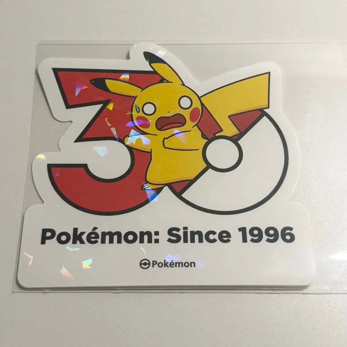ピカチュウ 30周年ステッカー