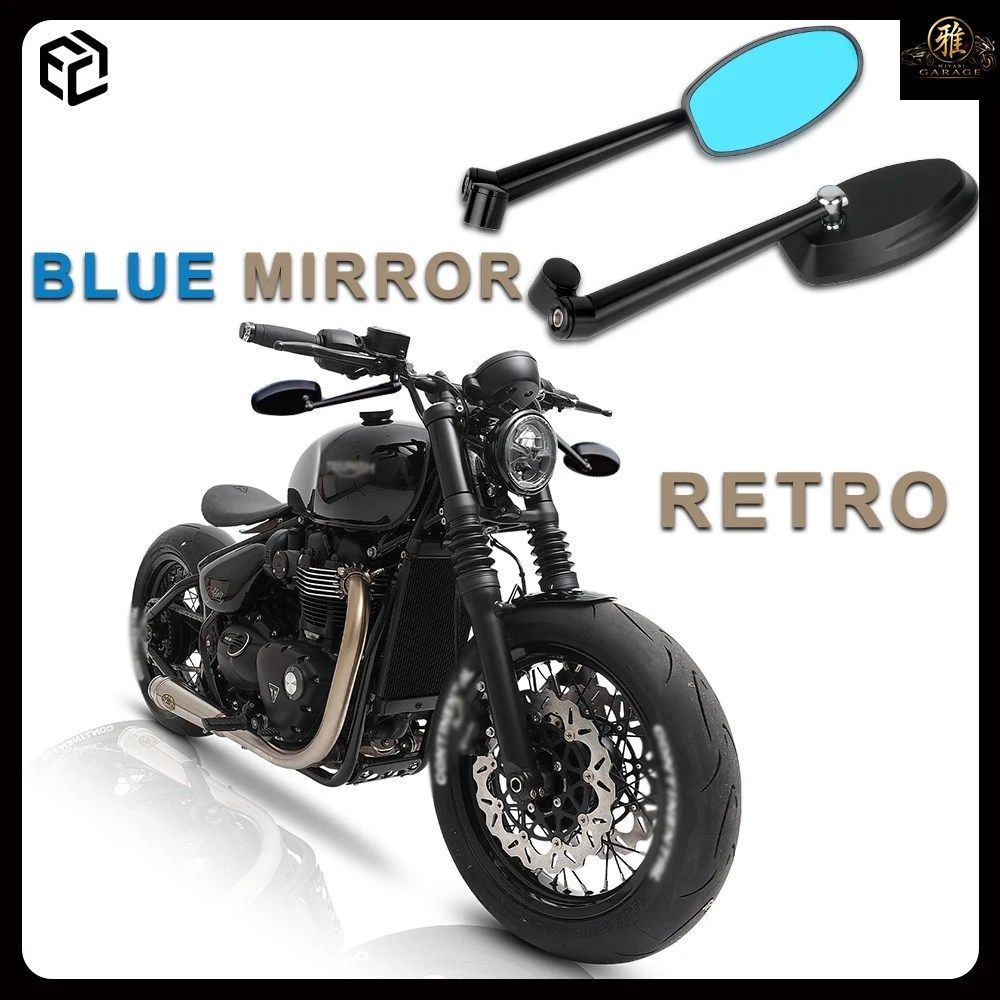 レトロバイクミラー トライアンフ スピードツイン / トライデント / ボンネビル / スクランブラー/スラクストン / バイク