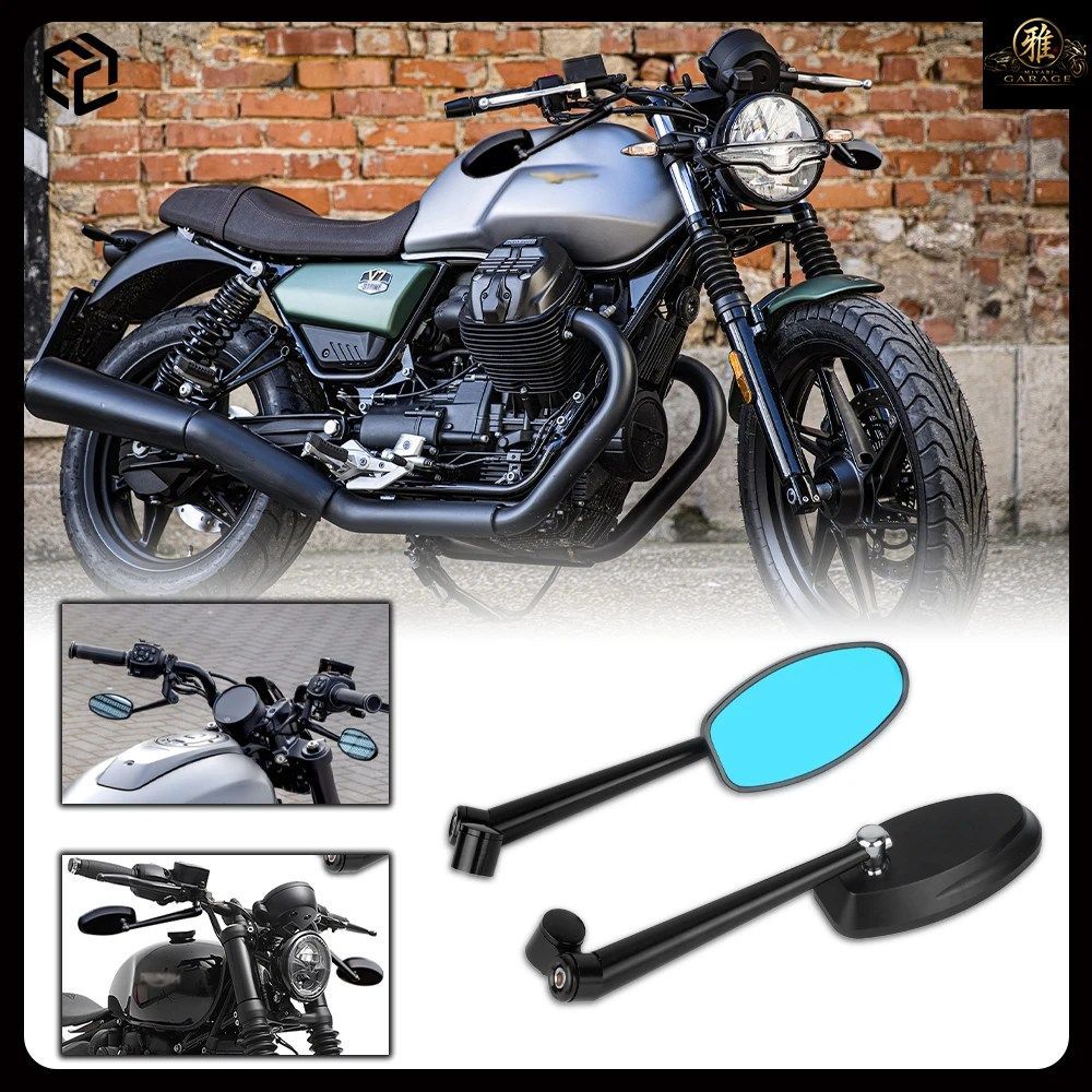 オートバイ用ミラー MOTO GUZZI V7/ STONE / SPECIAL / CARBON / V9 / ROAMER / RACER / V85 / V100
