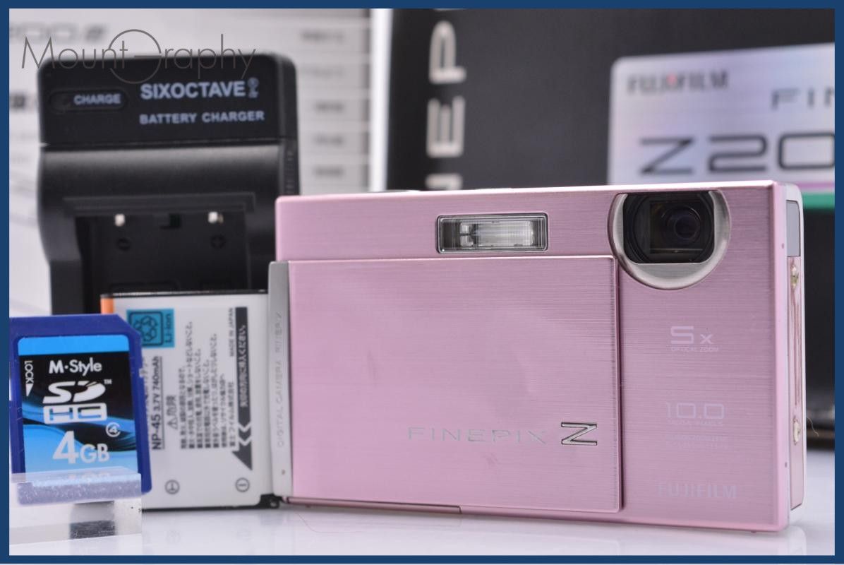 【動作保証】 富士フイルム FUJIFILM FinePix Z200fd 5X 元箱、バッテリー、充電器、メモリーカード、取扱説明書付属 同梱無料 #ks223