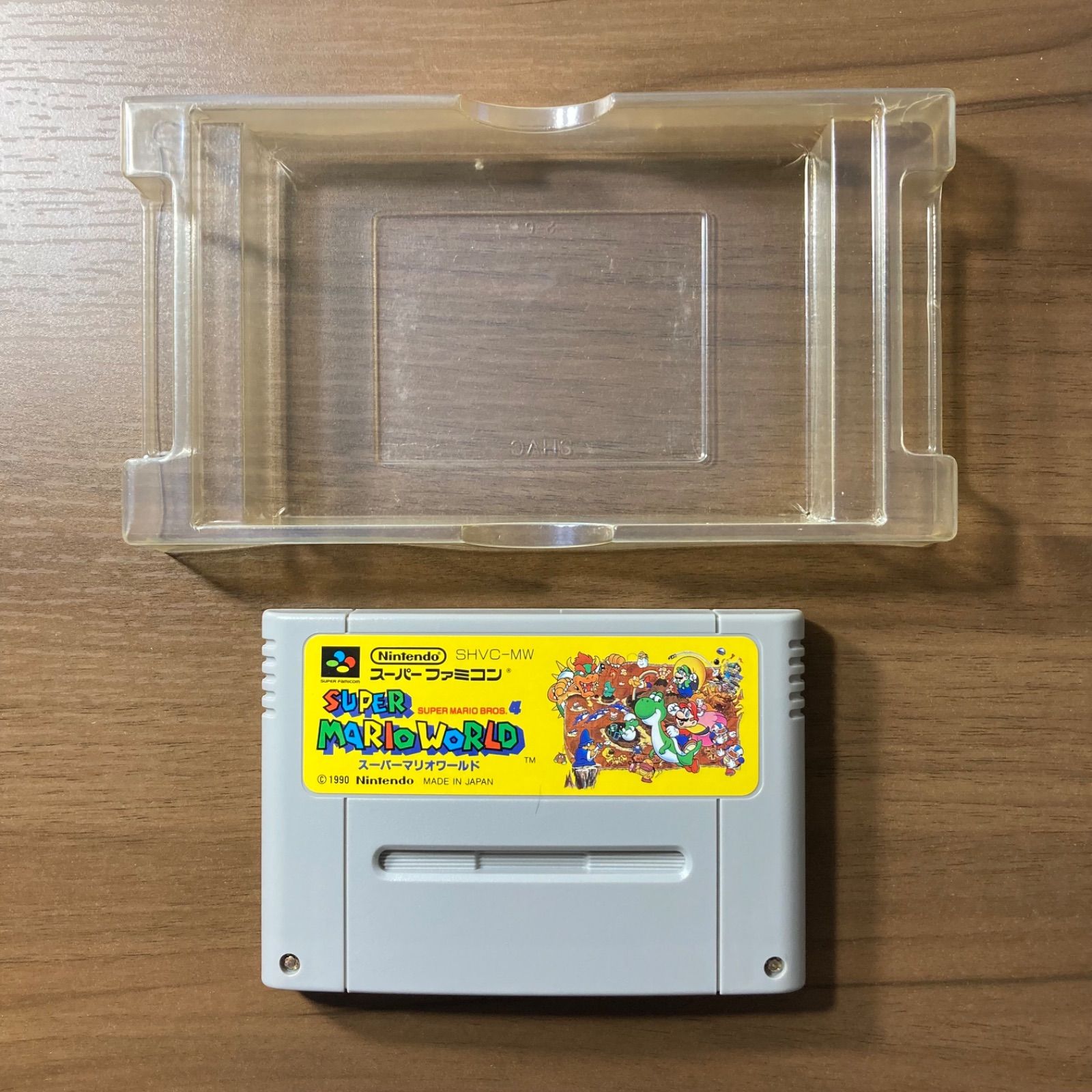 スーパーマリオワールド スーパーファミコン ソフト 箱付き 3-276