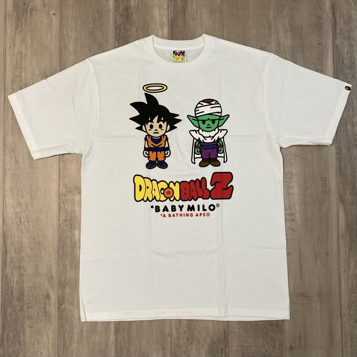 ★新品★ XL ドラゴンボール Z × BAPE 悟空 マイロ Tシャツ a bathing ape Dragonball エイプ ベイプ アベイシングエイプ milo yki2759