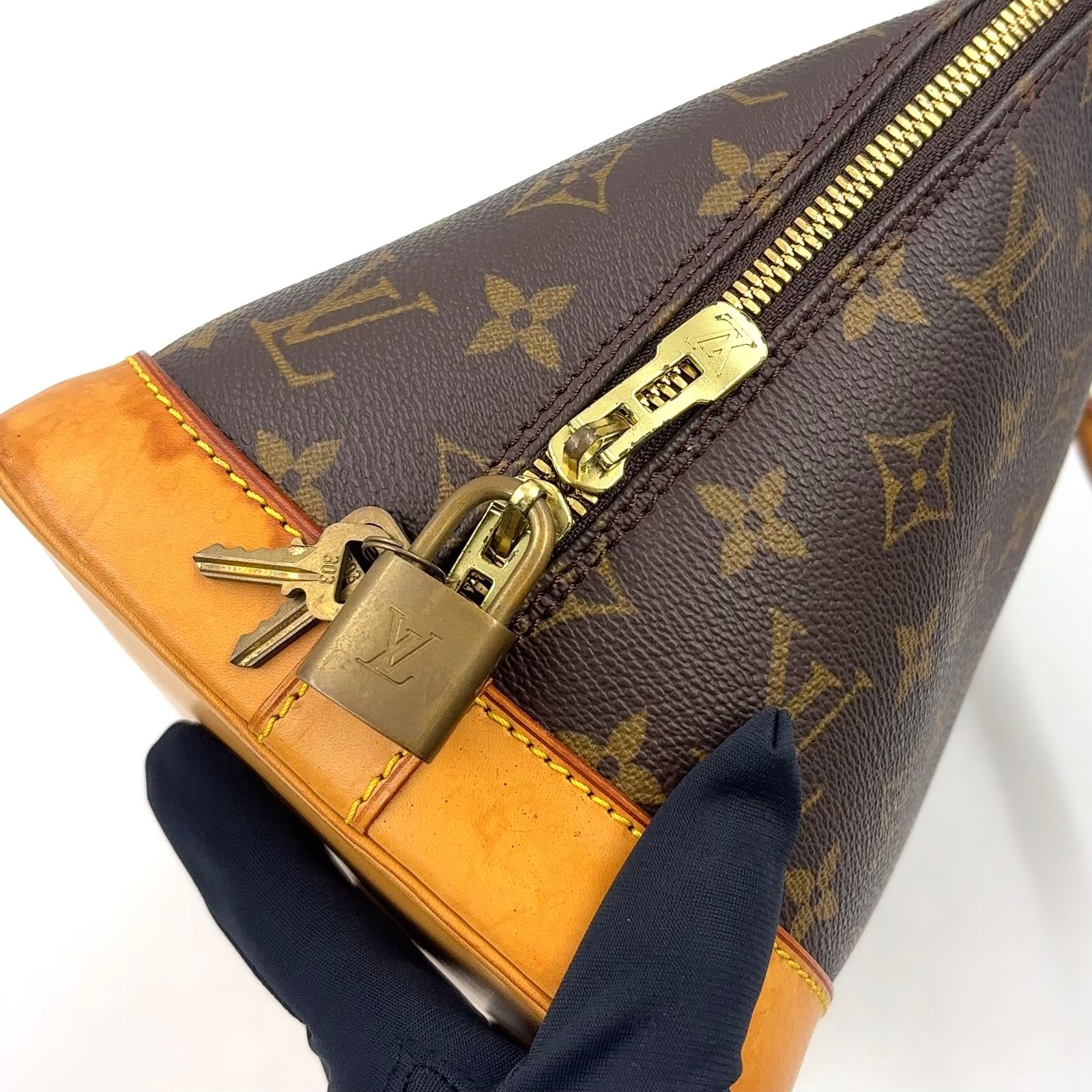 新着】LOUIS VUITTON アルマPM モノグラム モノグラム レザー×PVC 