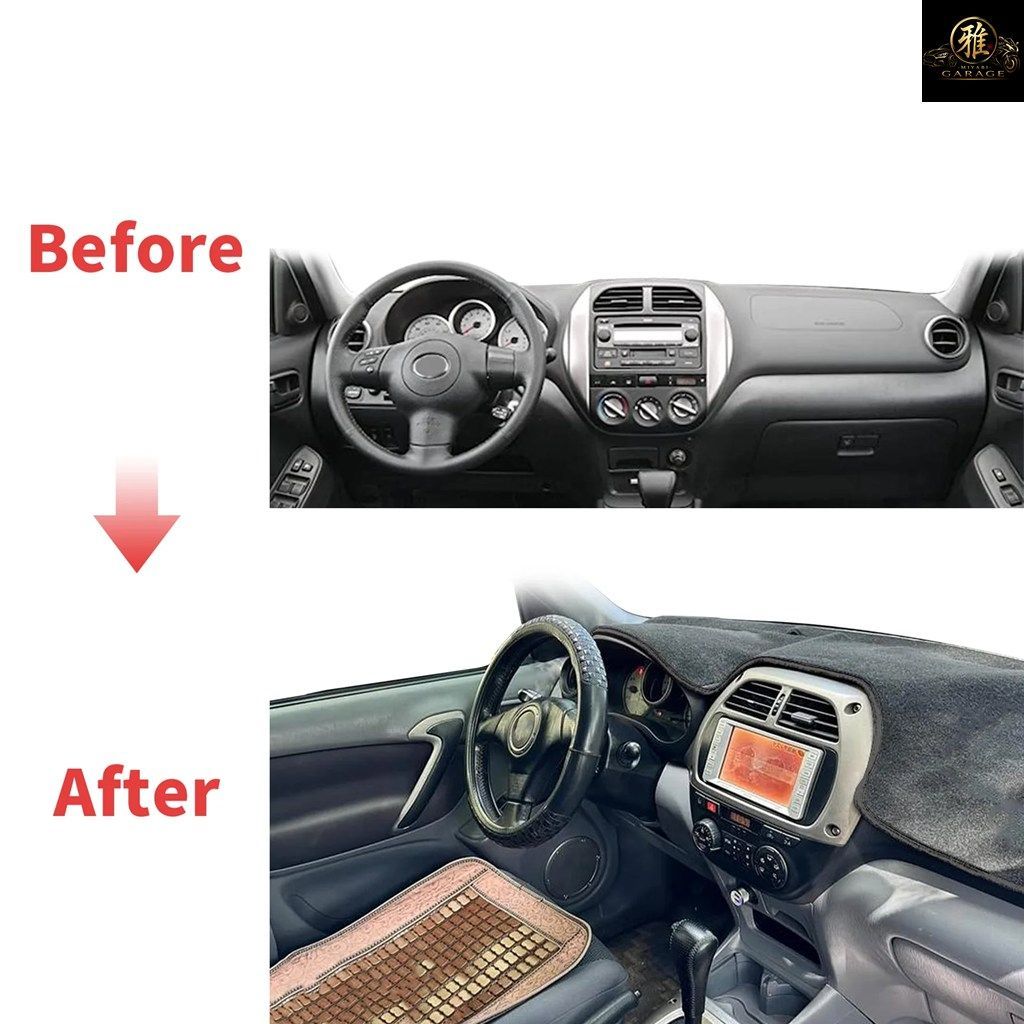 トヨタ RAV4 XA20 2000 2001 2002-2005 車のダッシュマットダッシュボードカバーパッドダッシュマット SUNE カーペット