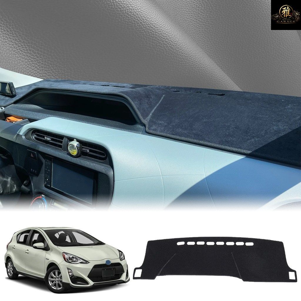 トヨタ プリウス C アクア 2012 2013 2014-2019 車のダッシュマットダッシュボードカバーパッドダッシュマット SUNE カーペット