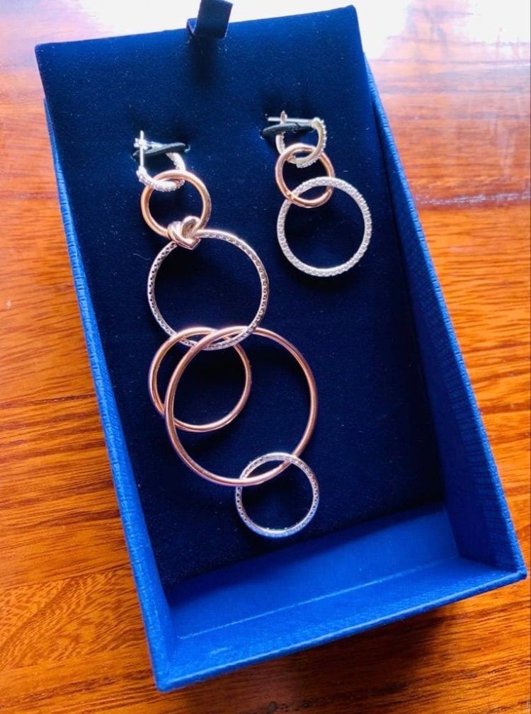スワロフスキー SWAROVSKI Lifelong Heart 2wayピアス
