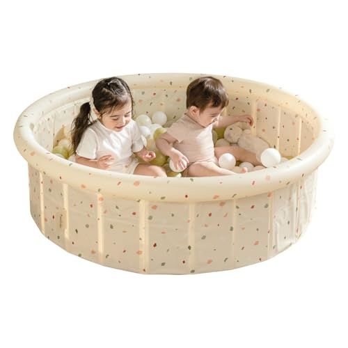 ML MomnLittle ビニールプール ボールプール 折り畳み キッズプール 水遊び 砂遊び (Sサイズ 直径90cm)e 93eaf69b