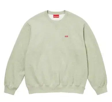 当日配送) XXL シュプリーム スモール ボックス クルーネック ヘザー ミント スウェット 23FW