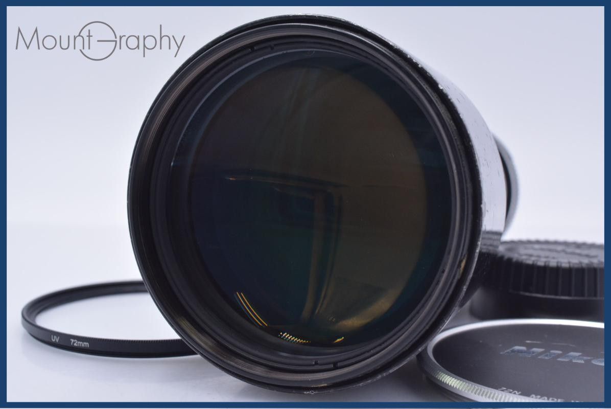 難あり ニコン Nikon NIKKOR ED 300mm F4.5 前後キャップ&レンズフィルター付 同梱無料 #yk8426