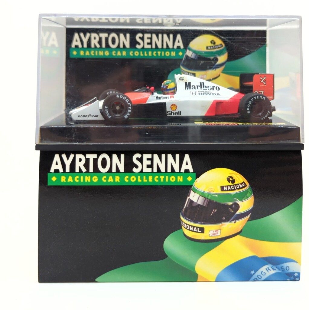 LANG 1/43AYRTON SENNA RACING CAR COLLECTION McLaren MP4/5B-Honda V10 1990 #27 No.3