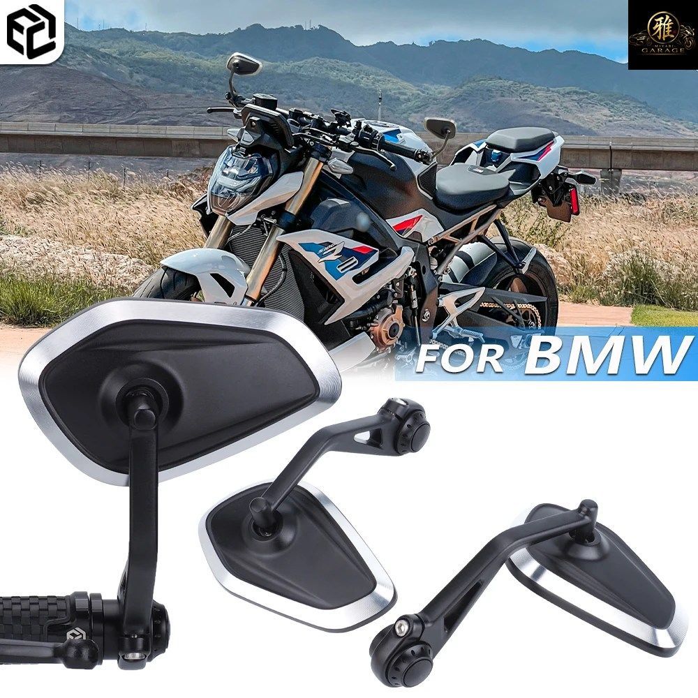 BMW F800R F900R 1000R S1000R S1000RR S1000XR R1200R R1250R G310R 用 オートバイ用バーエンドミラー ハンドルバーバックミラー 2個セッ