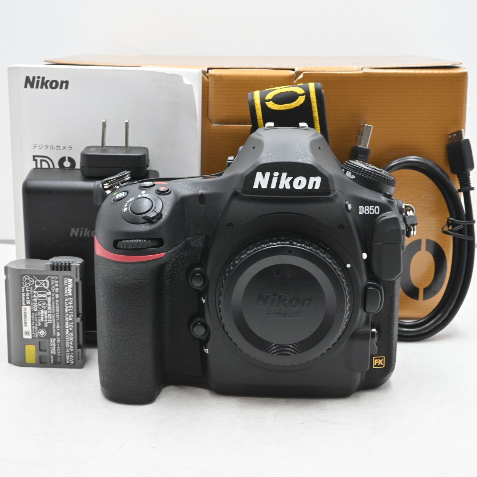 シャッター回数『6476』Nikon デジタル一眼レフカメラ D850 ブラック