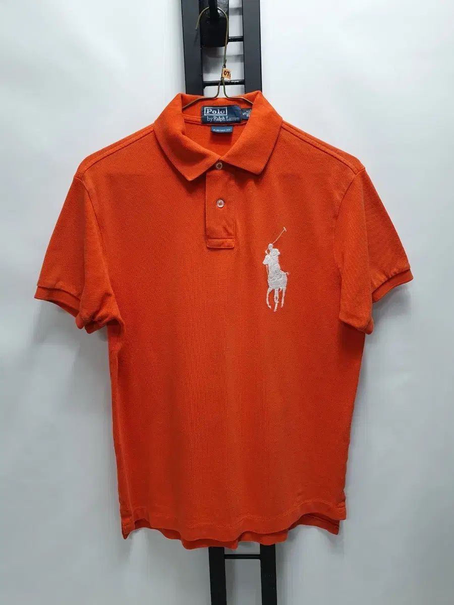 ポロラルフローレン ビックポニー 半袖 カラーTシャツ オレンジ s
