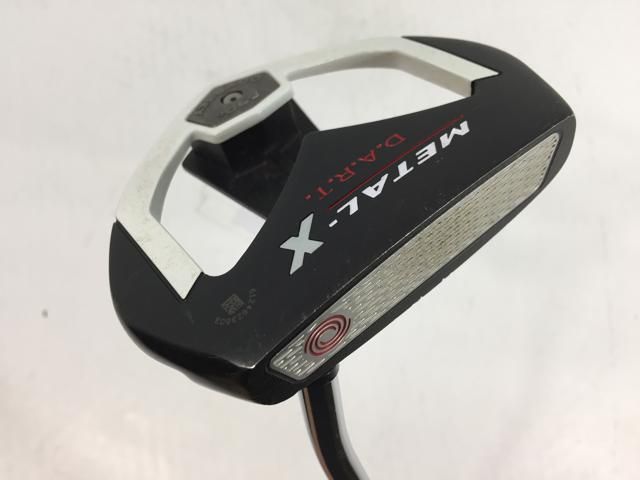 返品OK 【中古ゴルフクラブ】オデッセイ METAL-X (メタルエックス) D.A.R.T(ダート) パター オリジナルスチール パター