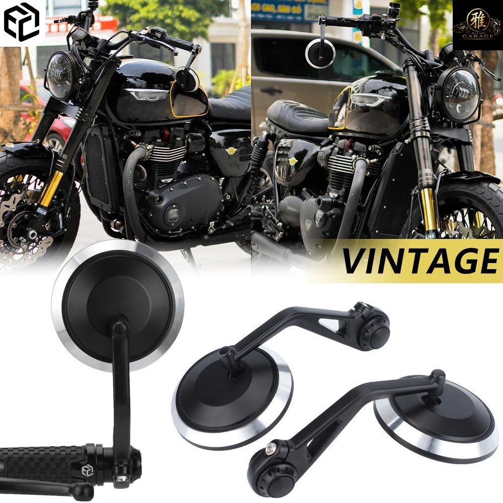 ボンネビル T120 オートバイ バーエンドミラー トライアンフ スピードマスター スクランブラー1200 900 ストリート ツインスピード ボンネ