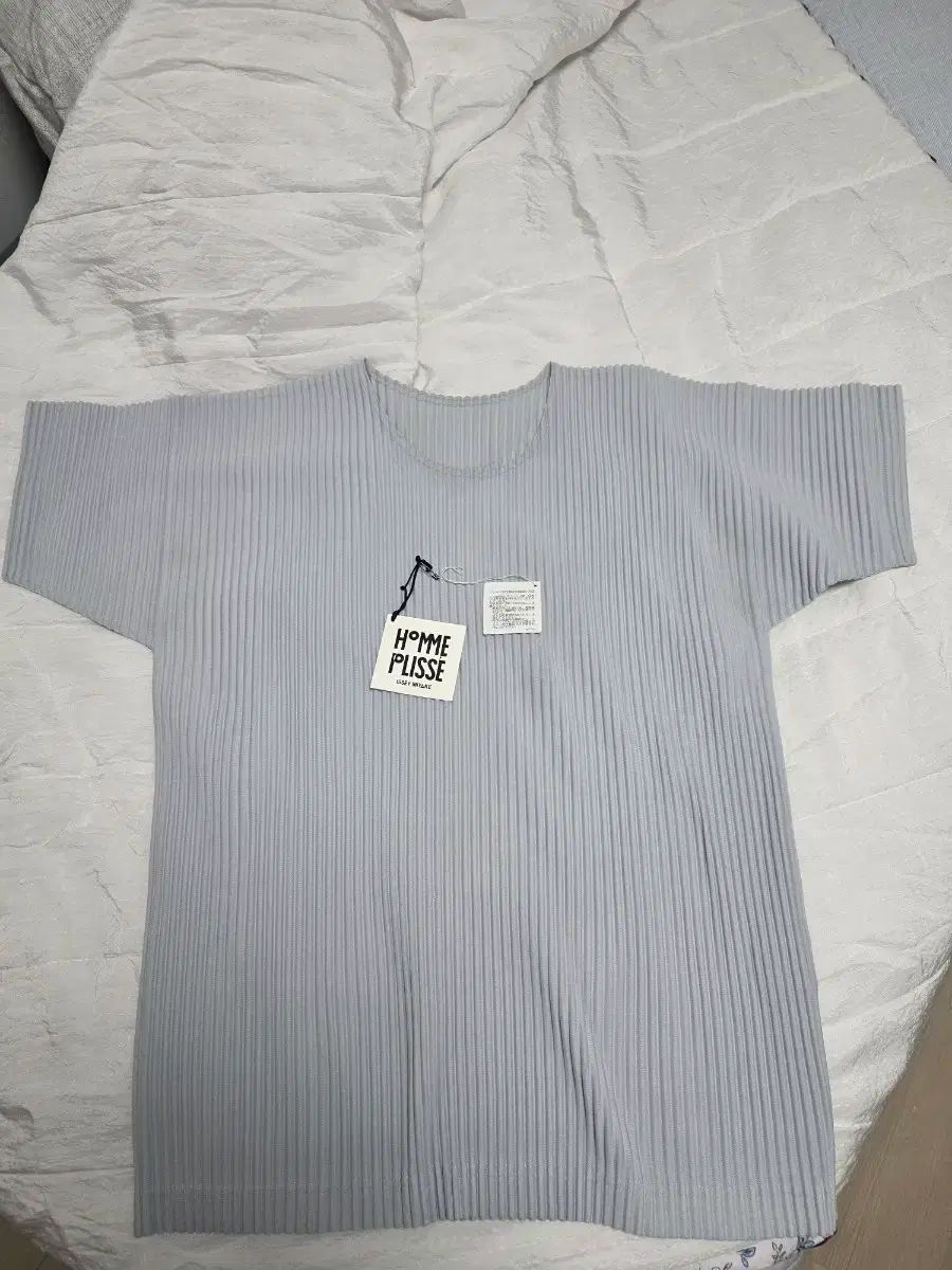 オムプリッセ ウォーターグレー 半袖Tシャツ サイズ 4