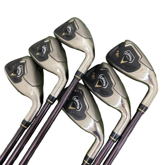 【中古】 キャロウェイ E・R・C Ti 6S アイアンセット IR IR-2000 (フレックスR) メンズ 男性用 右利き 右用 Dランク ゴルフクラブ