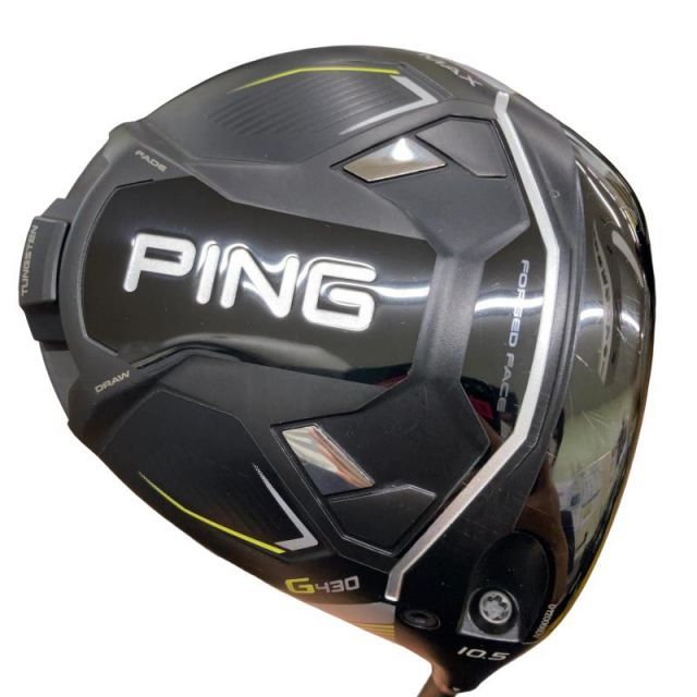 【中古】 ピン G430 MAX 10.5° ドライバー DR 純正特注シャフト (フレックスSR) メンズ 男性用 右利き 右用 Cランク ゴルフクラブ