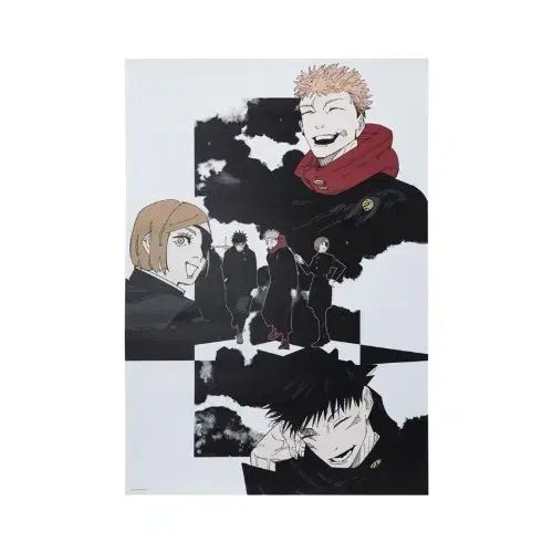 呪術廻戦 原画 JUMP SHOP アートポスター 虎杖 悠仁 伏黒（ふしぐろ） 釘崎 野薔薇