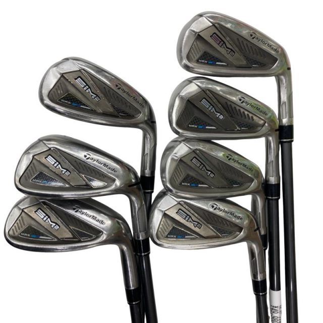 中古 テーラーメイド SIM2 MAX 7S アイアンセット IR TENSEI BLUE