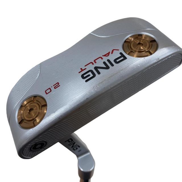 【中古】 ピン VAULT 2.0 B60 プラチナム(340g) 34インチ(PP61グリップ) パター PT スチール (フレックスその他) メンズ 男性用 右利き 右用 Cランク ゴルフクラブ