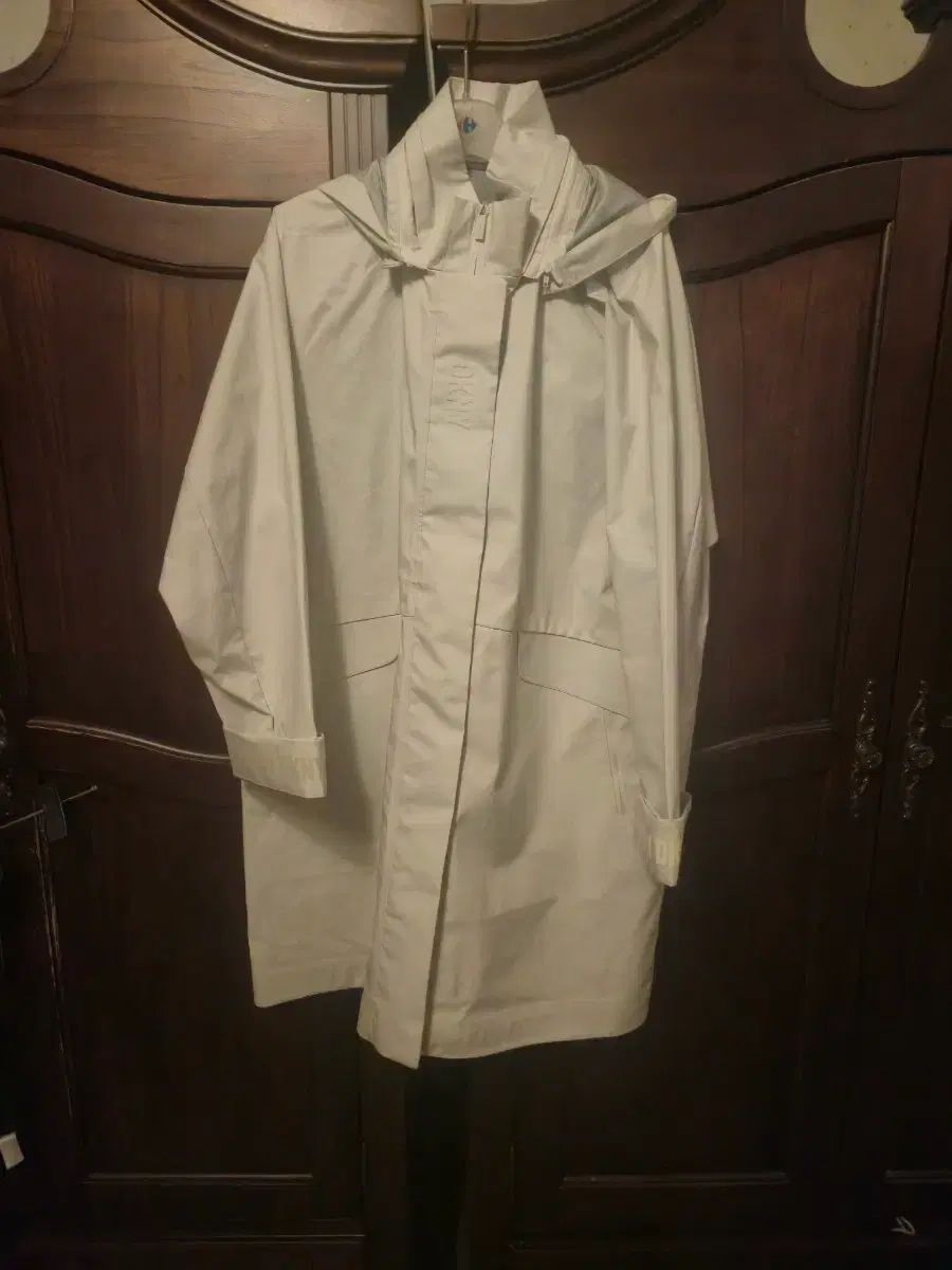 DKNY フード ロング ジャケット