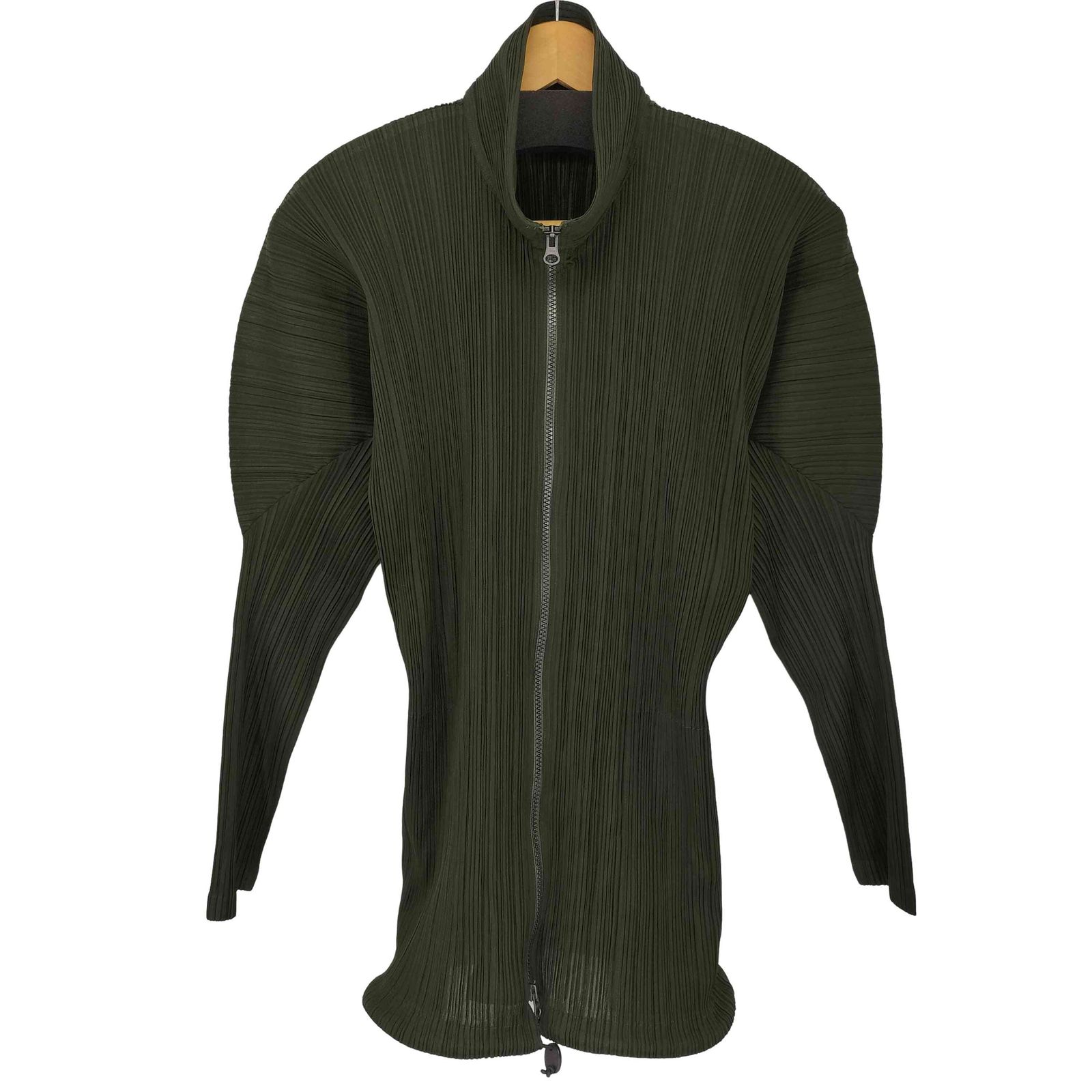 プリーツプリーズイッセイミヤケ PLEATS PLEASE ISSEY MIYAKE OLD プリーツジップジャケット レディース JPN：4