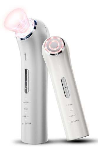 美顔器 3段階EMS強化 1台多役 美容器 目元ケア RF美顔器 イオン導入 ボディケア 温熱ケア 3色LED 光エステ 4モード 3段階レベル 超音波振動 毛穴ケア 自宅用 時短美容 美容家電 持ち運び便利 USB充電式 男女兼用 誕生日プ c0998894