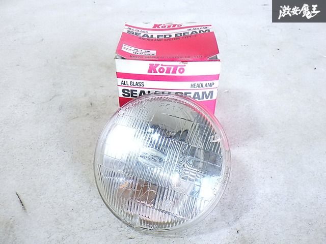 新品・未使用品小糸 KOITO ヘッドライト シールドビーム 丸型 4灯式