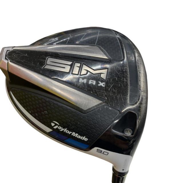 【中古】 テーラーメイド SIM MAX 9° ドライバー DR Tour AD XC-6 (フレックスS) メンズ 男性用 右利き 右用 Cランク ゴルフクラブ